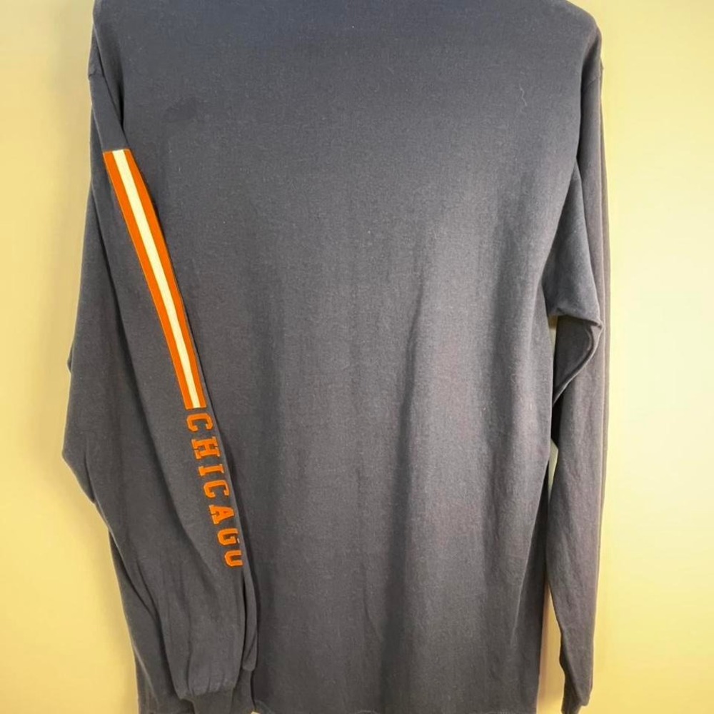 NFL Large Navy and orange Chicago Bears long sleeve logo t-shirt - Picture 4 of 4